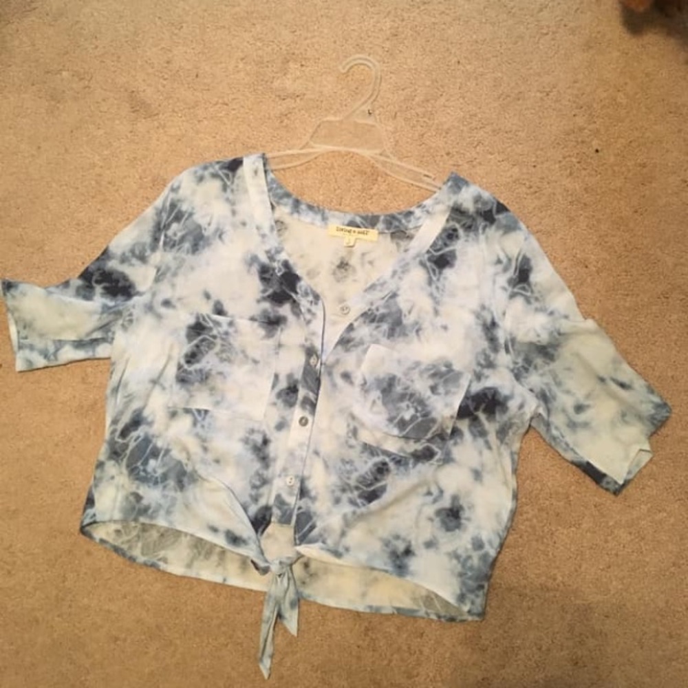 Tie Dye Crop Top